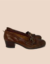 Load image into Gallery viewer, Pollini Brown Leather Loafers Size 36