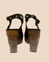 Load image into Gallery viewer, Marni Slingback Wooden Heels