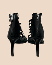 Load image into Gallery viewer, Ann Demeulemeester Black Gladiator Sandal Size 37