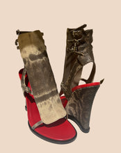 Load image into Gallery viewer, Gianvito Rossi for Altuzarra Snakeskin Sandal Heels (ShoeGRSS07)