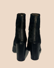 Load image into Gallery viewer, All Saints Black Hide and Leather Booties Size 37