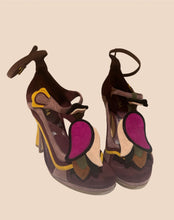 Load image into Gallery viewer, RARE: Prada Purple Fairy Heels Spring Summer 2008