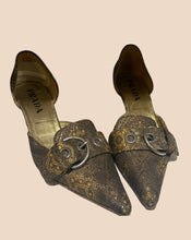 Load image into Gallery viewer, Vintage Prada D'Orsay Kitten Heels Spring Summer 2002