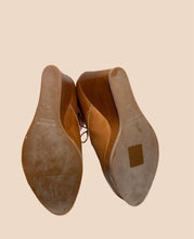 Load image into Gallery viewer, RARE Jil Sander Toffee Soft Leather Wedge Bootie Size 37