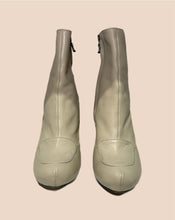 Load image into Gallery viewer, Roland Mouret Cream Bootie Heels Size 37