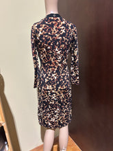 Load image into Gallery viewer, Roberto Cavalli Cheetah Print Plunge Neck Drawstring Dress Size IT 44/ US 8/ Uk 12