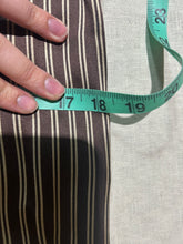 Load image into Gallery viewer, Giorgio Armani 100% Silk Satin Vertical Striped Brown Shirt Size IT 42/ US 6/ UK 10