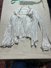 Load image into Gallery viewer, Vintage Sheer White Blouse IT 42/ US 6/ UK 10