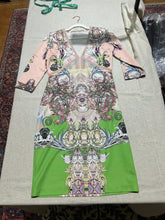 Load image into Gallery viewer, Roberto Cavalli Pink and Green Patterned Size IT 42/ US 6/ UK 10