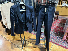 Load image into Gallery viewer, Costume National Silk Women's Navy Blue Suit (Pants and Jacket) Size IT 42