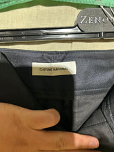 Load image into Gallery viewer, Costume National Silk Women's Navy Blue Suit (Pants and Jacket) Size IT 42