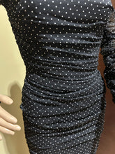 Load image into Gallery viewer, Dolce Gabbana 100% Silk Polka Dot NWT Corset Cocktail Dress Size US 2/4/ IT 40/42