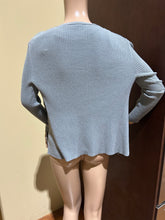 Load image into Gallery viewer, Armani Exchange Asymmetrical Steel Blue Knit Set Size IT 42/ US 6