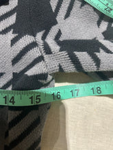 Load image into Gallery viewer, Betsey Johnson Houndstooth Gray and Black Shacket/ Coat Size M