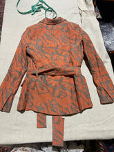 Load image into Gallery viewer, Alexis Orange/ Coral Wrap Balzer and Pants Set Size M