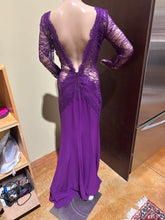 Load image into Gallery viewer, Stunning Purple Lace Gown Dress Size IT 42/ US 6