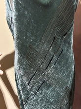 Load image into Gallery viewer, Emporio Armani Forest Green Velvet Cowl Neck Gown Size IT 42/ US 6