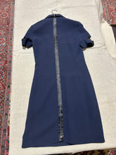 Load image into Gallery viewer, Victoria Beckham Runway Collection Navy Collar T-Shirt Dress Size S