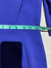 Load image into Gallery viewer, Roland Mouret Collection Made in England Electric Blue Knee Length Dress Size S