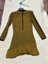 Load image into Gallery viewer, Burberry Prorsum Yellow Cashmere Sweater Mini Dress/ Top Size 6/ EU 38/ UK 10