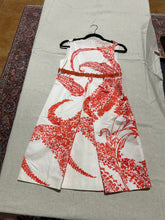 Load image into Gallery viewer, Giambattista Valli Couture Red Pattern Jewel Dress Size 8