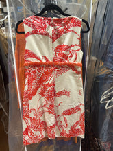 Load image into Gallery viewer, Giambattista Valli Couture Red Pattern Jewel Dress Size 8