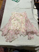 Load image into Gallery viewer, Max Studio 100% Silk Butterfly Bias Cut Skirt Size S
