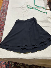 Load image into Gallery viewer, Giorgio Armani Silk Layered Wrap Skirt Asymmetrical Lettuce Hem Size 6