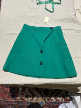 Load image into Gallery viewer, Proenza Schouler Emerald Green Asymmetrical Skirt Size 6