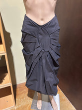 Load image into Gallery viewer, Malloni Gathered 100% Cotton Midi Skirt Size 6