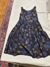 Load image into Gallery viewer, Prada Blue Floral Scoop Neck Day Dress Size 6 IT42