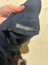 Load image into Gallery viewer, Balenciaga Edition Navy Blue Collared Shirt Dress US 8/ UK 12/ EU 40/ IT 44