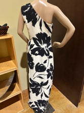 Load image into Gallery viewer, Michael Kors Collection %100 Silk White Floral Gown Size US 10/ UK 14/ IT 46