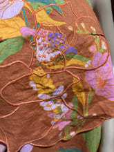 Load image into Gallery viewer, Caroline Constas Orange Floral Halter Neck with Beaded String Size M