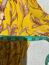 Load image into Gallery viewer, Johanna Ortiz x HM Yellow Floral Tunic Dress Size M