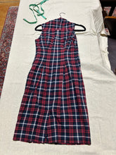 Load image into Gallery viewer, All Saints Plaid Halter Neck Mini Dress Size 10