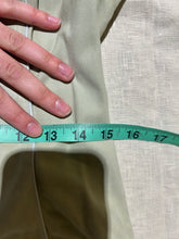 Load image into Gallery viewer, Zenobia Sage Green Cardigan with Sky Blue Trim Size 6