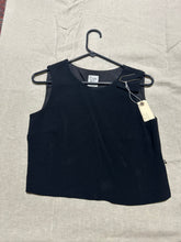 Load image into Gallery viewer, Moschino "Cheap and Chic" Black Scoop Neck Tank Top Size 6