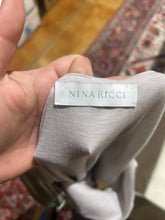 Load image into Gallery viewer, Nina Ricci Knee Length 100% silk Draped Grey Dress Size IT 42/ US 6/ Eu 38 (Copy)