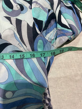 Load image into Gallery viewer, Emilio Pucci Light Cotton Patterned Womens Blouse Size M/L