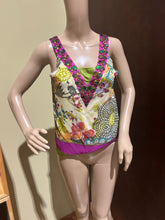 Load image into Gallery viewer, Etro Vintage Sequinned Milano Bedazzled Funky Tank Top Size M