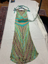 Load image into Gallery viewer, Missoni Maxi Blue Knitted Dress Size US 6/ IT 42/ EU 38/ UK 10