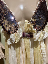 Load image into Gallery viewer, Louis Vuitton Runway Vintage Nude Sequin Maxi Dress US 6/ IT 42/ EU 38/ UK 10