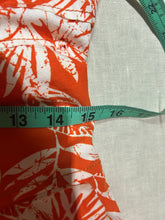 Load image into Gallery viewer, Christian Dior Orange Beach Print Drop Waist Halter Dress IT 46/ US 10