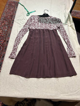 Load image into Gallery viewer, Velvet Empire Waist Mini Dress Burgundy Size M