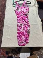 Load image into Gallery viewer, Versace Bright Pink Floral 100% silk Sheath Dress Size US 8/ IT 44