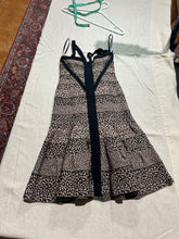 Load image into Gallery viewer, Herve Leger Cheetah Print With Cross Back Straps Knee Length Dress Size M