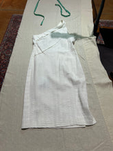 Load image into Gallery viewer, Roland Mouret White Asymmetrical Shoulder Knit Dress Size US 8/ IT 44/ UK 12