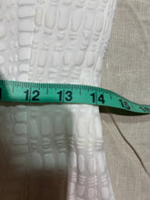 Load image into Gallery viewer, Roland Mouret White Asymmetrical Shoulder Knit Dress Size US 8/ IT 44/ UK 12