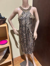 Load image into Gallery viewer, Roberto Cavalli Reptile Skin Leather Neckline US 8/ IT 44/ UK 12